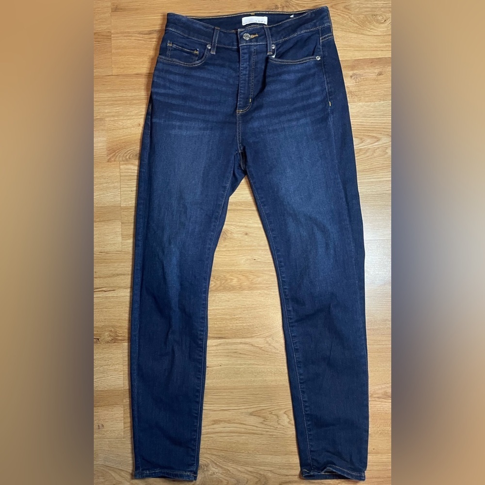 LOFT curvy skinny Indigo Denim Jeans size 2